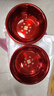 結婚禮喜盆一對紅色臉盆女方陪嫁用品套裝婚慶嫁妝洗臉紅盆聚寶盆 百年好合紅盆2個(gè)裝【烤瓷款】 曬單實(shí)拍圖
