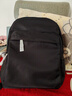 羅梅達爾（Rommedal）雙肩包男尼絨布商務(wù)休閑男大容量旅行包輕便電腦包背包男士單肩包 黑色【京倉速發(fā)】高43*寬30*厚18cm 曬單實(shí)拍圖