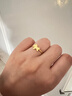 六福珠寶光影金足金小馬駒生肖馬實(shí)心黃金戒指計價(jià)GJG0194DS 12號-1.38克(含工費211元) 曬單實(shí)拍圖