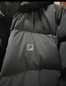 FILA 斐樂(lè )男士羽絨服冬季新款運動(dòng)保暖飛羽連帽外套 深黑-BK XL 180/100A/XL 曬單實(shí)拍圖