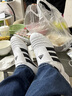 阿迪達斯（adidas）春夏爆款TAEKWONDO跆拳道三葉草復古薄底鞋潮流百搭一腳蹬女鞋 JQ4774 宋雨琦同款 38 曬單實(shí)拍圖