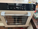 高比克（UKOEO）80S風(fēng)平一體家用烤箱私房烘焙大容量獨立溫控不銹鋼內膽米白色56L 曬單實(shí)拍圖