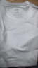 京舒棉京東自有品牌棉·10A抑菌新疆棉男裝短t打底衫T恤情人節 白色 L 曬單實(shí)拍圖