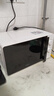 海爾（Haier）快捷微波爐 變頻家用小型旋鈕操控360°轉盤(pán)加熱 易潔內膽HW-M2001YW 曬單實(shí)拍圖