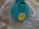虎牌原裝兒童保溫杯吸管直飲蓋水壺套暖瓶袋子吸嘴MBR-MBJ 密封圈配件 湖藍直飲蓋 曬單實(shí)拍圖