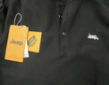 JEEP吉普長(cháng)袖T恤男秋冬季寬松polo領(lǐng)打底衫男士衣服男裝 寶藍 2XL 曬單實(shí)拍圖