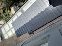 統鑄鋁合金屋頂瓦雙層隔熱鋁瓦屋頂長(cháng)城板鋁板陽(yáng)光房雨棚房頂防水防曬 深灰色【添加隔熱層】 曬單實(shí)拍圖
