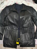 紀牧（JIMU）2025秋冬海寧真皮皮衣男士頭層油蠟牛皮風(fēng)衣中長(cháng)款修身皮夾克外套 黑色 L (170) 曬單實(shí)拍圖