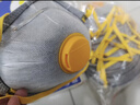 佳睦kn95工業(yè)防塵口罩防粉塵面罩杯型透氣不勒耳打磨專(zhuān)用頭戴式10只裝 曬單實(shí)拍圖