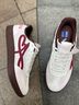 安踏（ANTA）曼舞丨鹵貓狐貍卜聯(lián)名配色德訓鞋女2026春季新款百搭時(shí)尚平底板鞋 象牙白/荔枝紅/南國粉-1 38.5 (女7.5) 曬單實(shí)拍圖