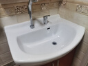 箭牌（ARROW）陶瓷一體盆浴室柜盆臺盆陶瓷盆衛生間洗漱臺上盆大肚盆洗手洗臉盆 【75*55cm】雙孔柜盆 AP398 曬單實(shí)拍圖