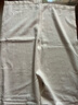 MO&Co.牛仔褲春懷舊洗褪磨白棉質(zhì)中低腰闊腿褲M(mǎn)BE1JEN021 牛仔灰色 L /L 曬單實(shí)拍圖
