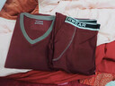 莫代爾本命年萊卡棉酒紅色秋衣秋褲套裝男秋冬青年內穿打底衫男士保暖衣 酒紅色 【莫代爾棉】 A類(lèi)嬰兒級+7A抗菌+抗靜電 3XL 160-180斤 曬單實(shí)拍圖