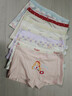 貓人女童純棉內褲兒童抑菌襠卡通平角褲中大童小女孩學(xué)生四角短褲6條 曬單實(shí)拍圖