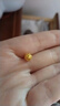 YINXIANGRONG黃金銅錢(qián)珠轉運珠金錢(qián)珠3D硬金串珠足金999金珠DIY手串配件 6mm銅錢(qián)珠約0.11g支持多退少補 曬單實(shí)拍圖