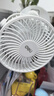 得力USB桌面風(fēng)扇迷你輕音小電扇家用臥室學(xué)生宿舍辦公室臺式桌面扇臺夾扇 白 曬單實(shí)拍圖