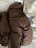 馬克華菲棉服男士秋冬加厚棉襖外套防寒夾克保暖面包棉衣 深咖啡 L 曬單實(shí)拍圖