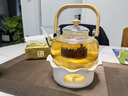 憶壺茶溫茶壺玻璃花果茶壺蠟燭加熱圍爐煮茶爐器家用下午茶保溫底座 曬單實(shí)拍圖