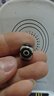 西藏真品三眼天珠手串瑪瑙小單散珠風(fēng)化馬蹄紋老型腰隔珠頂珠飾品 直徑約14高約16 曬單實(shí)拍圖