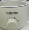 SUIBOIR蘇泊電煮鍋學(xué)生宿舍小電鍋煮面神器泡面鍋迷你小型燉蒸煮一體電熱火鍋 2L 陶瓷釉+帶蒸籠【1.5米加長(cháng)線(xiàn)+防水扣】 曬單實(shí)拍圖