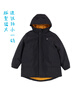 幼嵐（ALLBLU）allblu幼嵐【紅嘴雁羽絨】?jì)和煽藳_鋒羽絨服男童女童秋冬防風(fēng) 墨黑 130 cm 曬單實(shí)拍圖