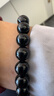 峨眉山黑曜石手串海藍寶手串水晶補水情侶手鏈送對象馬年新年情人節禮物 曬單實(shí)拍圖