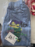 雷姆汀男童牛仔短褲夏季薄款新款時(shí)髦兒童褲子夏款七分褲寶寶帥氣童裝潮 卡通人中褲 130 cm 曬單實(shí)拍圖