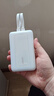 ANKER 安克【新3C認證可上飛機】旅行充電寶自帶雙c線(xiàn)45W20000毫安mAh大容量超快充移動(dòng)電源安卓蘋(píng)果 白 曬單實(shí)拍圖
