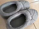 俞兆林棉拖鞋男女居家用室內簡(jiǎn)約保暖毛絨包跟防滑棉鞋 YI004 曬單實(shí)拍圖