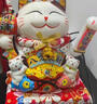 侑家良品12寸招財貓 招財擺件喬遷開(kāi)業(yè)禮物自動(dòng)搖手大號發(fā)財貓帶年貨禮盒 曬單實(shí)拍圖
