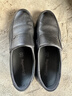 蜘蛛王男士皮鞋一腳蹬春秋商務(wù)休閑皮鞋真皮中老年爸爸鞋 48475 黑色 40 曬單實(shí)拍圖