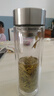 富光玻璃杯純鈦泡茶杯高硼硅茶水分離杯子雙層商務(wù)車(chē)載水杯男士禮盒裝 曬單實(shí)拍圖