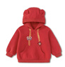 巴拉巴拉童裝兒童紅色衛衣男童女童2025新款春裝連帽新年上衣寶寶拜年服潮 曬單實(shí)拍圖