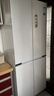 美的（Midea）M60系列460白色十字四門(mén)多門(mén)對開(kāi)門(mén)冰箱自動(dòng)制冰一體機超薄純平全嵌雙變頻無(wú)霜家用大容量政府補貼 MR-460WUSPZE極地白 曬單實(shí)拍圖