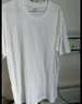 GENIOLAMODE森馬集團短袖T恤男純色基礎寬松休閑純棉五分袖舒適潮牌百搭t恤 曬單實(shí)拍圖