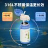 膳魔師（THERMOS）兒童吸管保溫杯小王子帶杯繩316L不銹鋼學(xué)生杯抑菌幼兒園上學(xué)TCKB 曬單實(shí)拍圖
