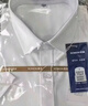 羅蒙（ROMON）可機洗DP純棉免燙襯衫男士春秋商務(wù)休閑職業(yè)工裝抗皺彈力全棉襯衣 白色長(cháng)袖【純棉免燙】 43 【175-190斤】 曬單實(shí)拍圖