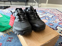 李寧（LI-NING）李寧男子加絨戶(hù)外休閑鞋革面高幫冬季新款保暖緩震防滑運動(dòng)鞋男鞋 AGLV241-1【不加絨】 41 曬單實(shí)拍圖