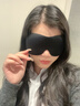 LUCYLEE美國眼罩睡眠遮光睡覺(jué)掛耳式鼻翼款立體緩解眼睛疲勞男女透氣專(zhuān)用 【鼻翼款-遮光眼罩】暗夜黑 曬單實(shí)拍圖