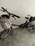 ICOLOUR折疊自行車(chē)成人男女超輕便攜單車(chē)變速減震通勤代步車(chē)后備箱免安裝 【免安裝】頂配版單速-時(shí)尚黑 22寸【適合身高：150-180cm】 曬單實(shí)拍圖