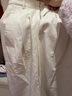 LESS【Samuel】春秋綿羊毛寬松長(cháng)褲女時(shí)尚直筒西裝褲2O7E13190 110米白 S 曬單實(shí)拍圖