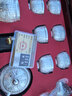 講茗堂999鎏銀功夫茶具套裝送禮物品高檔領(lǐng)導長(cháng)輩退休喬遷實(shí)用男生日 百福銀套裝-10頭-次日達 曬單實(shí)拍圖