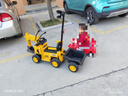 巴塞博兒童挖掘機電動(dòng)車(chē)可坐人1-5-9歲大號遙控電動(dòng)挖土機工程車(chē)禮物 【遙控雙驅全功能續航款】黃+電動(dòng)轉向挖臂+遙控+斗+推 曬單實(shí)拍圖