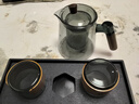 憶壺茶泡茶壺茶水分離杯玻璃茶壺家用辦公泡茶壺泡茶杯茶具個(gè)人專(zhuān)用 600ML煙灰壺+2杯+茶盤(pán) 曬單實(shí)拍圖