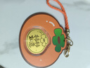 周大生黃金手機貼掛件好事花生命中有錢(qián)黃金鑰匙扣掛件生日禮物送女友 【柿柿如意】足金掛件-金重0.1g 鑰匙扣掛件 曬單實(shí)拍圖