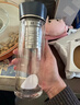 膳魔師（THERMOS）玻璃杯雙層耐高溫泡茶杯茶水分離水杯男女車(chē)載水杯團購TCGB 黑色 400ml 曬單實(shí)拍圖