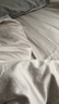 京東京造 60支長(cháng)絨棉植素超柔貢緞 A類(lèi)純棉床單被套床上四件套 1.5米床 英倫灰 曬單實(shí)拍圖