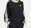 阿迪達斯（adidas）運動(dòng)型格系列 女 DANCE LS TEE2 長(cháng)袖T恤 KG3858 黑色 L 曬單實(shí)拍圖
