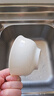 瓷秀源純白唐山骨瓷碗家用套裝微波爐米飯碗面碗粥碗防燙吃飯餐具陶瓷碗 5英寸金鐘碗6個(gè) 曬單實(shí)拍圖