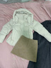 太平鳥(niǎo)女裝羽絨服多格puff女冬裝加厚外套簡(jiǎn)約D 白色【五格】 S 曬單實(shí)拍圖